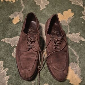 Cavalini Dark Brown Suede Oxfords